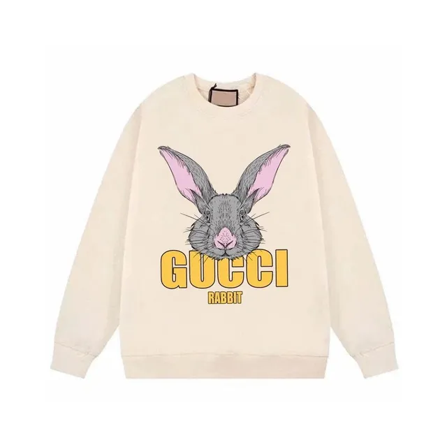 Gucci Rabbit Graphic Sweatshirt Yellow Logo
