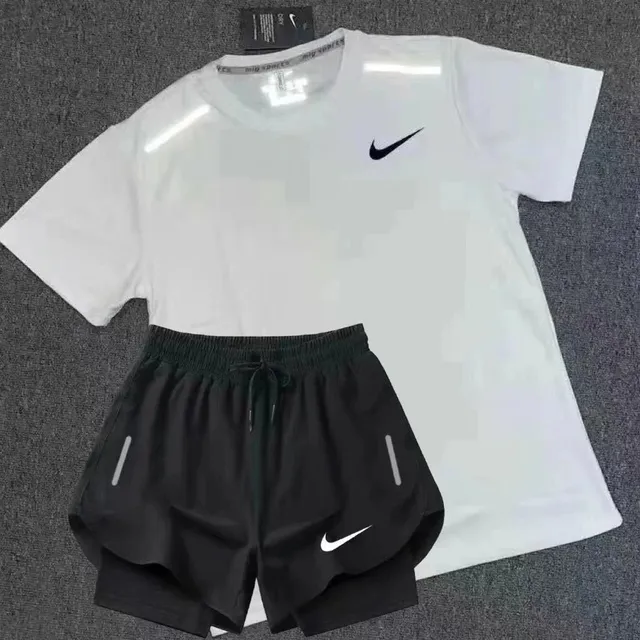 Nike Tech Fleece Set White/Black Reflective