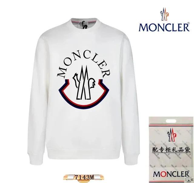 Moncler Crewneck Sweatshirt Logo Print