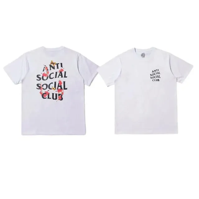 Anti Social Social Club Graphic Tee Floral Logo