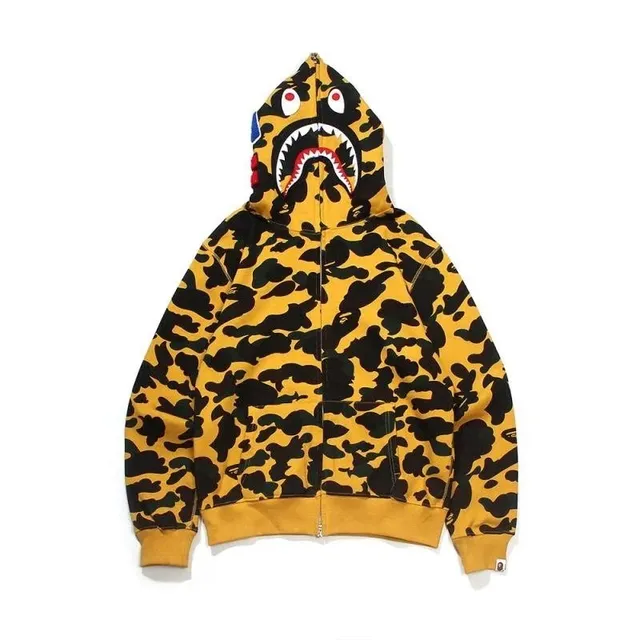 BAPE Shark Hoodie Camouflage