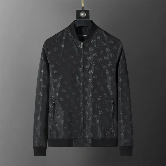 Dolce & Gabbana Bomber Jacket Logo Print