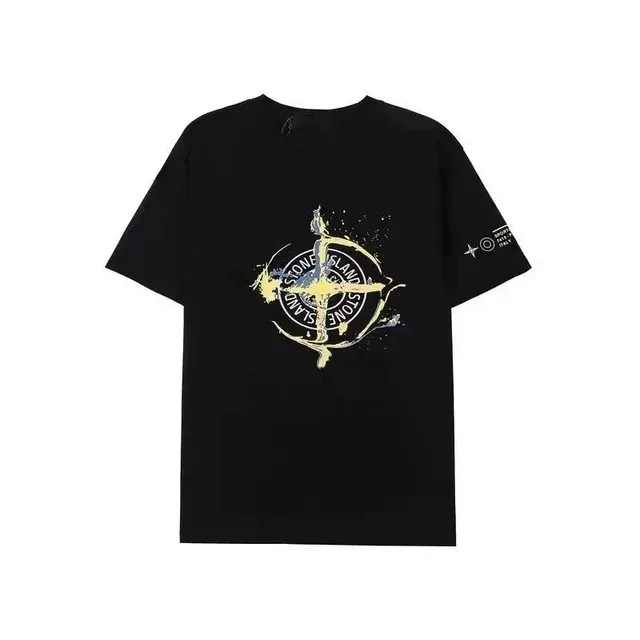 Stone Island T-Shirt Compass Logo Print