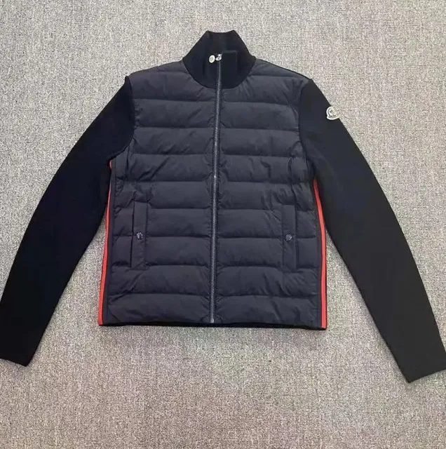 Moncler Quilted Puffer Jacket Contrast Sleeve