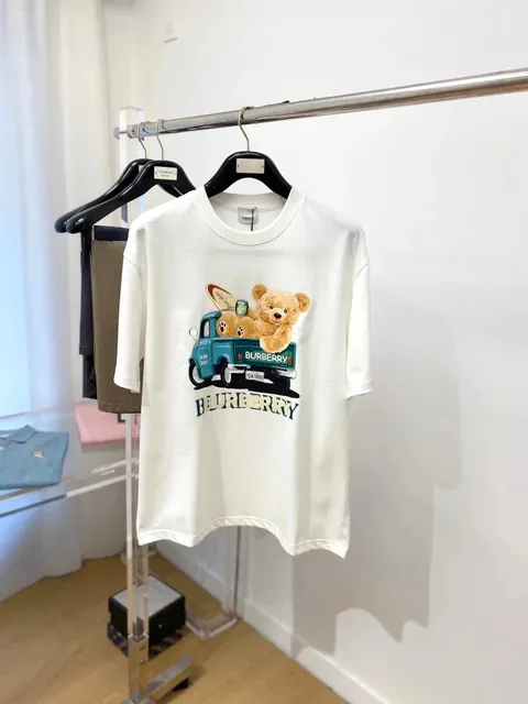 Burberry Graphic T-Shirt Teddy Bear Truck Print