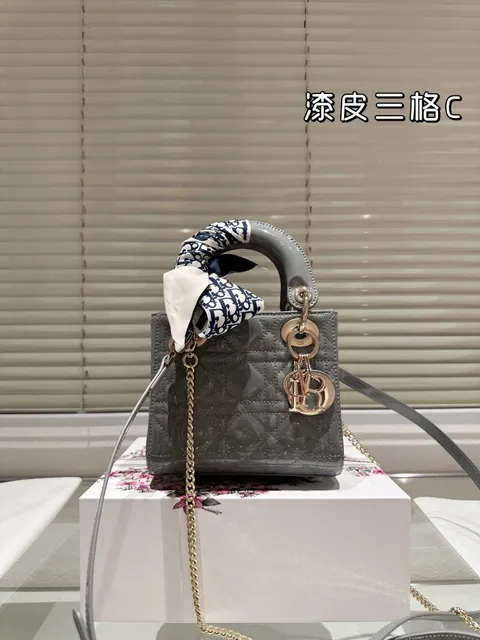 灰漆皮三格 sise(17cm)