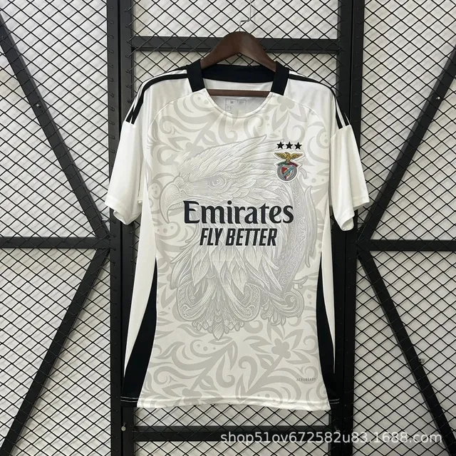 Adidas Benfica Home Jersey Eagle Print