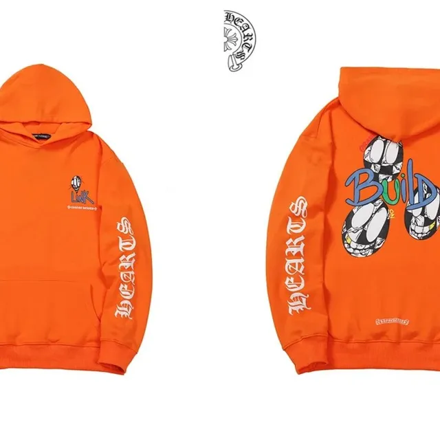 Chrome Hearts Hoodie Build Hearts Graphic