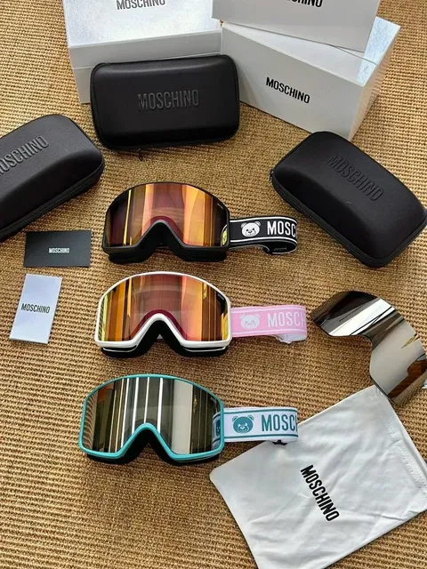 Moschino Ski Goggle Bear Logo Strap