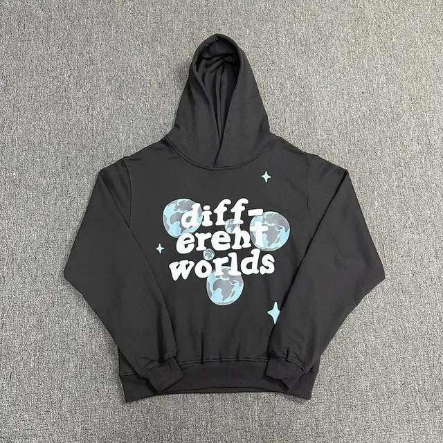 Hoodie Different Worlds Graphic