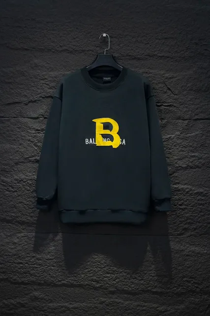 Balenciaga Crewneck Sweatshirt Logo Embroidered