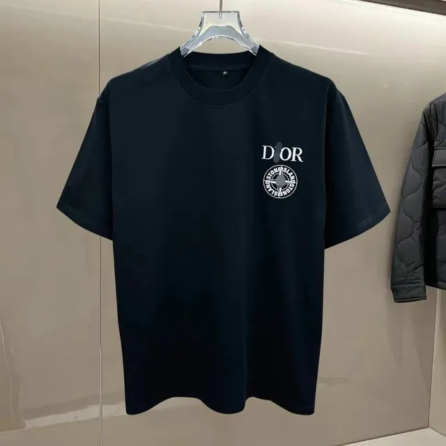 Dior T-Shirt Stone Island Logo Print