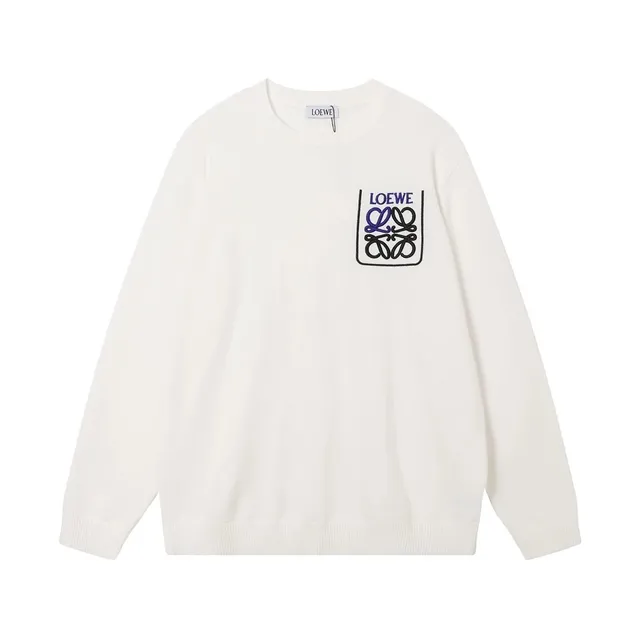 Loewe Knit Sweater Anagram Logo Patch