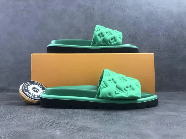 Louis Vuitton LV Slide Monogram Embossed