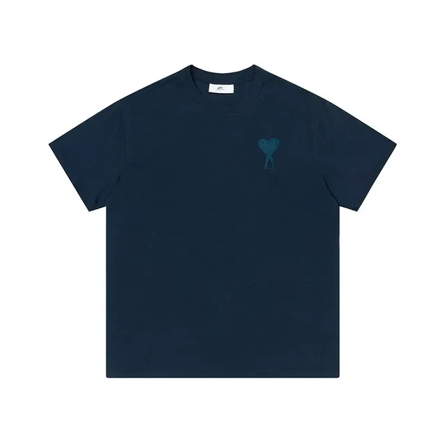 Amiri Heart Logo Tee Embroidered Heart