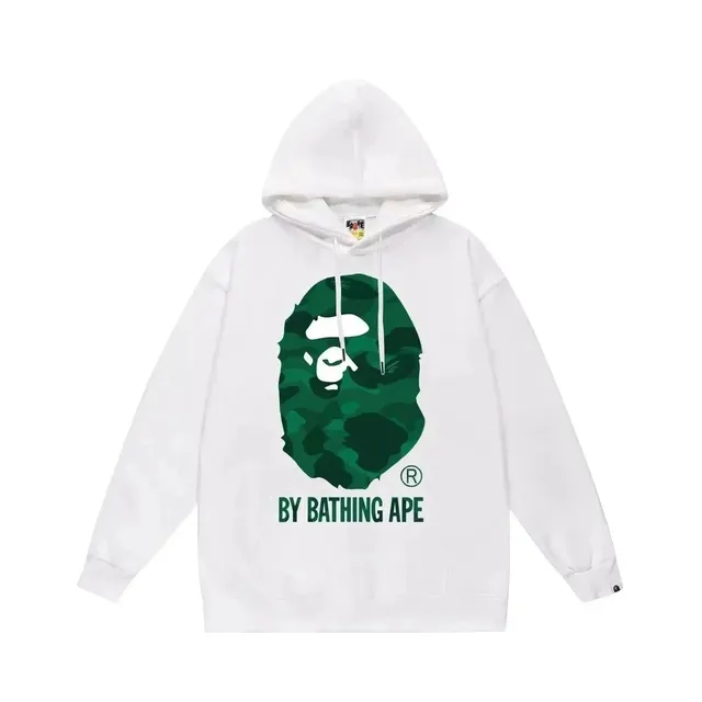 BAPE Shark Hoodie Green Camo Ape Head