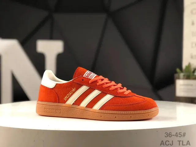Adidas Samba Orange Suede