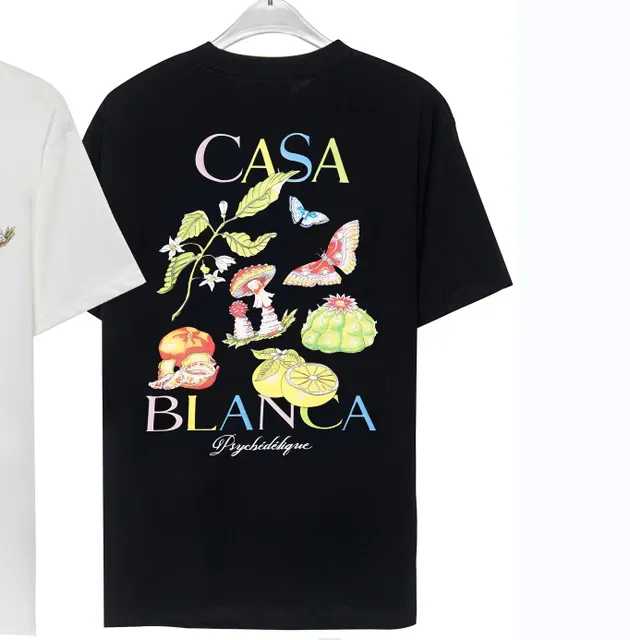 Casablanca T-Shirt Casa Blanca Psychedelique Print