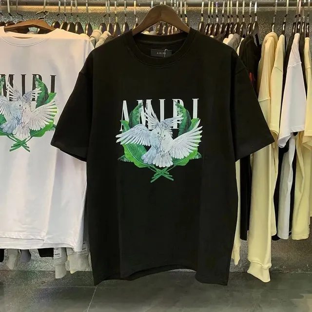 Amiri Graphic Tee Dove Print