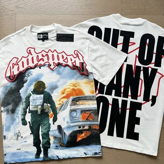 Godspeed Graphic Tee Out of Many, One