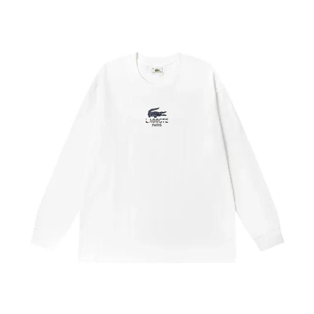 Lacoste Long-Sleeve Tee Crocodile Logo