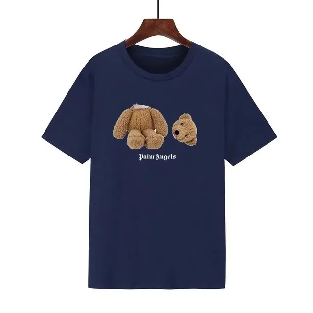 Palm Angels Graphic Tee Teddy Bear Print