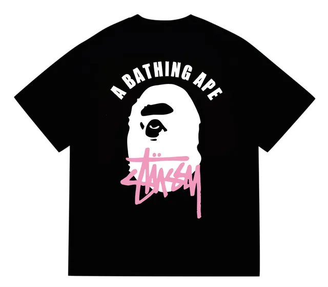 BAPE × Stüssy Graphic Tee A Bathing Ape x Stussy