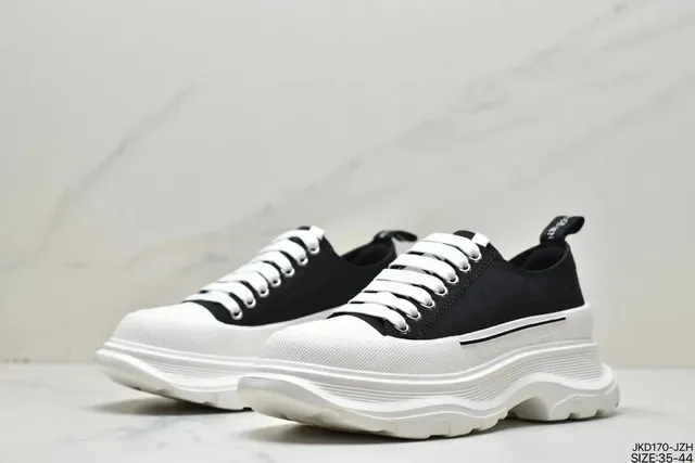 Alexander McQueen Oversized Sneaker Black and White