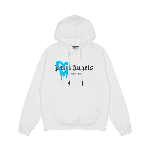 Palm Angels Hoodie Heart Logo
