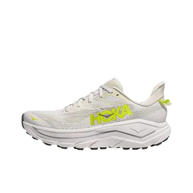 Hoka Running Shoe Neon Yellow Accents
