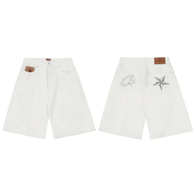 Denim Tears Denim Shorts Embroidered Logo