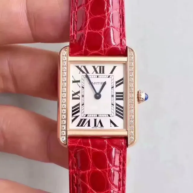 Cartier Tank Must Diamond Bezel