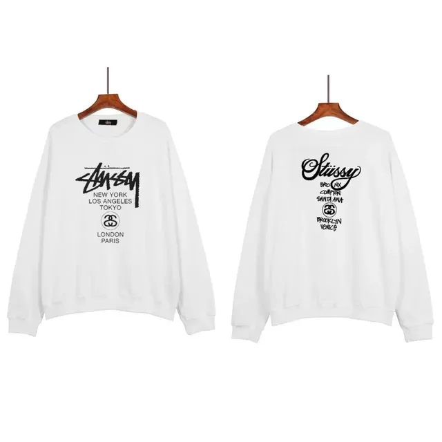 Stüssy Crewneck Sweatshirt World Cities Print