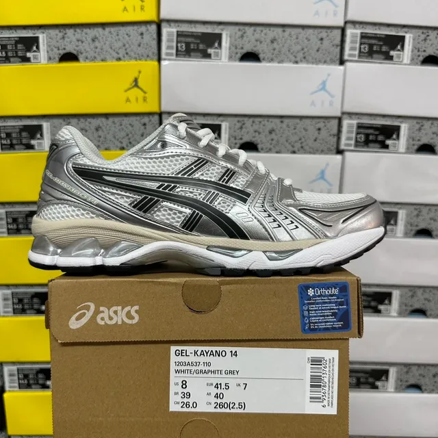 Asics GEL-KAYANO 14 White/Graphite Grey
