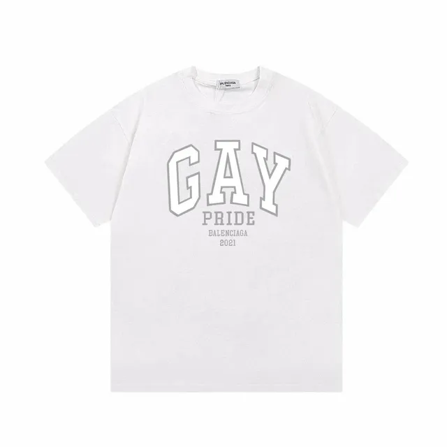 Balenciaga GAY Pride Tee 2021 Arch Logo