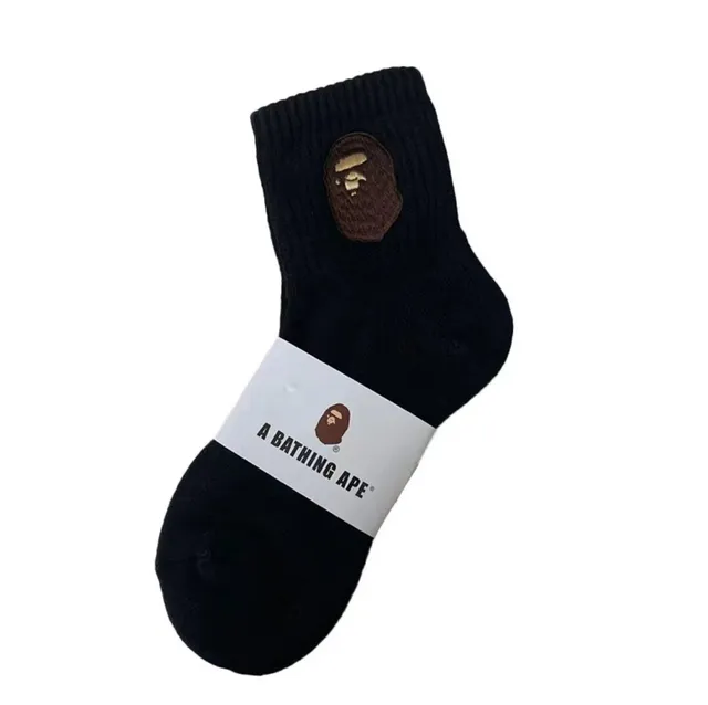 BAPE Crew Sock Ape Head Logo