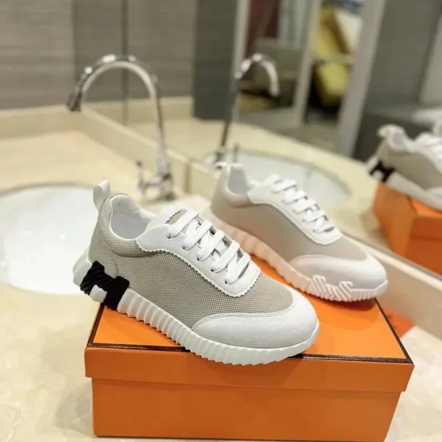 Hermès Oran Sneaker Mesh and Suede