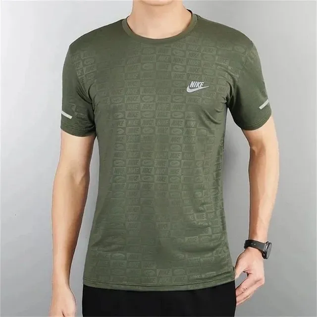 Nike T-Shirt All-Over Logo Print