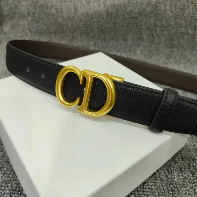 Dior CD Belt Gold Buckle