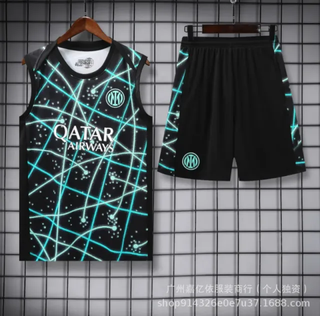Inter Milan Training Set Qatar Airways Graphic
