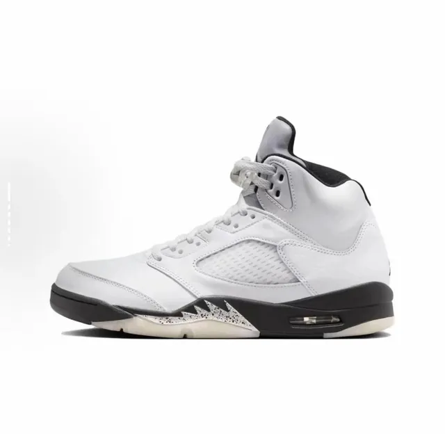 Air Jordan 5 White Black
