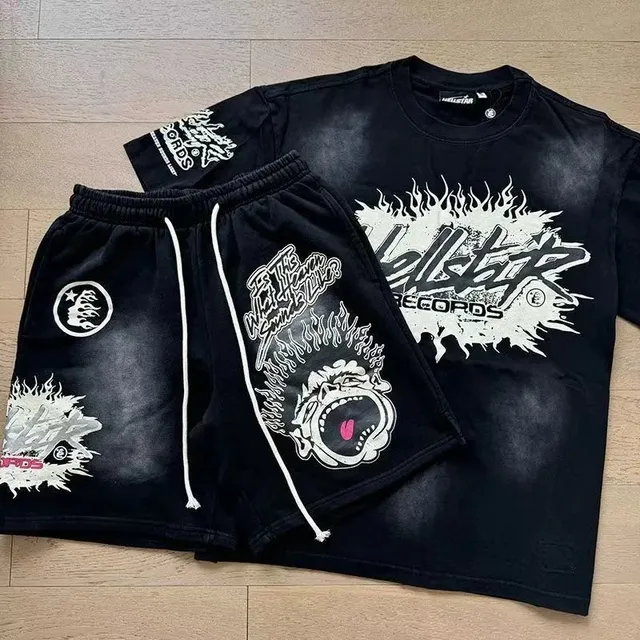 Hellstar Records Set Flame Graphic