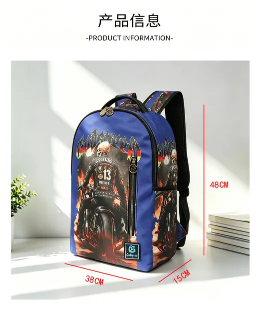Backpack Godspeed Biker Graphic