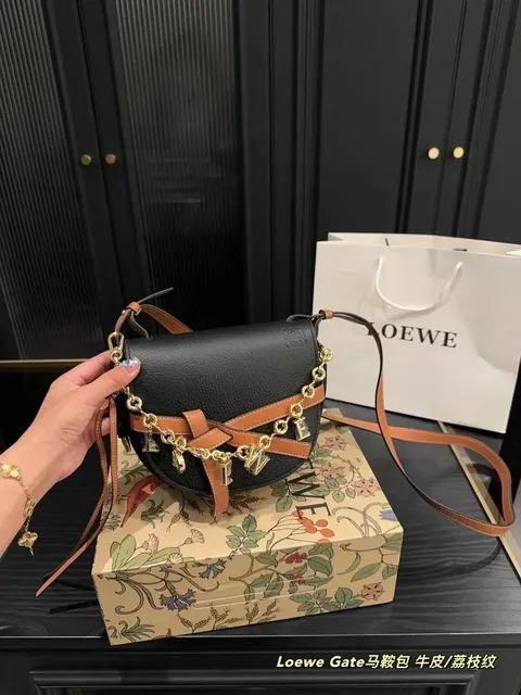 Loewe Gate Leather with Chain Detail