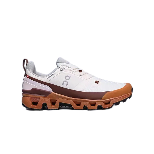 On Cloudmonster White Brown