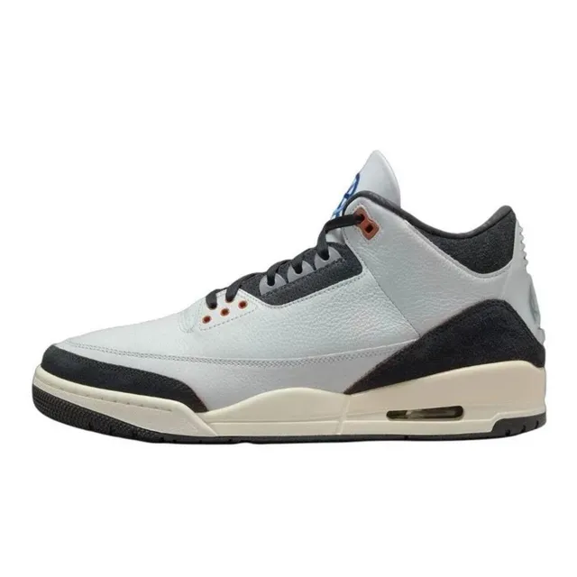 Air Jordan 3 White Black Orange