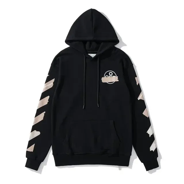 Off-White Diagonal Stripe Hoodie
