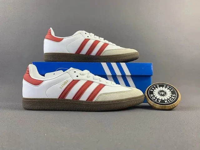 Adidas Samba White Red Gum