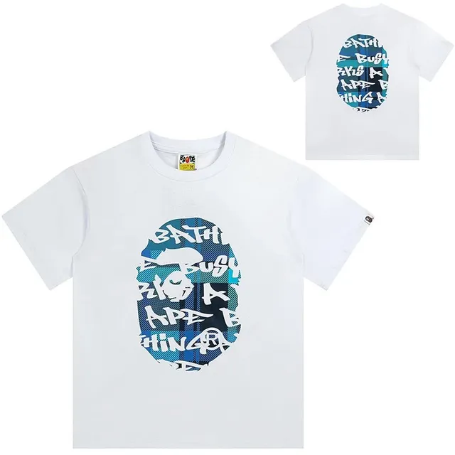 BAPE Shark Tee Graffiti Ape Head