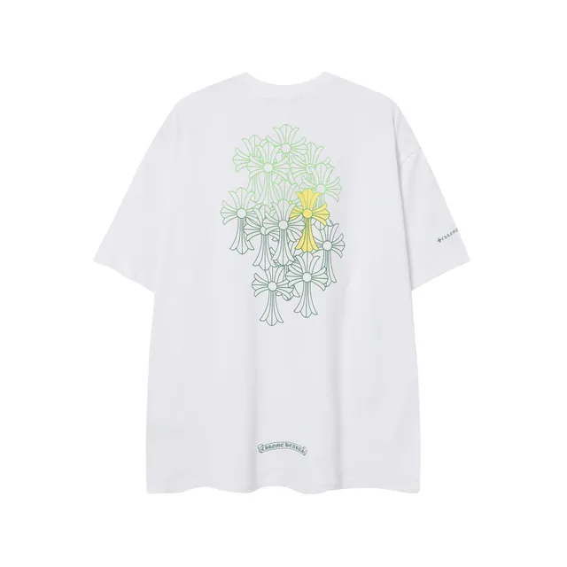 Chrome Hearts T-Shirt Floral Cross Print